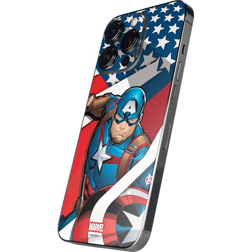 Marvel Captain America Action Pose iPhone 16 Pro Skin